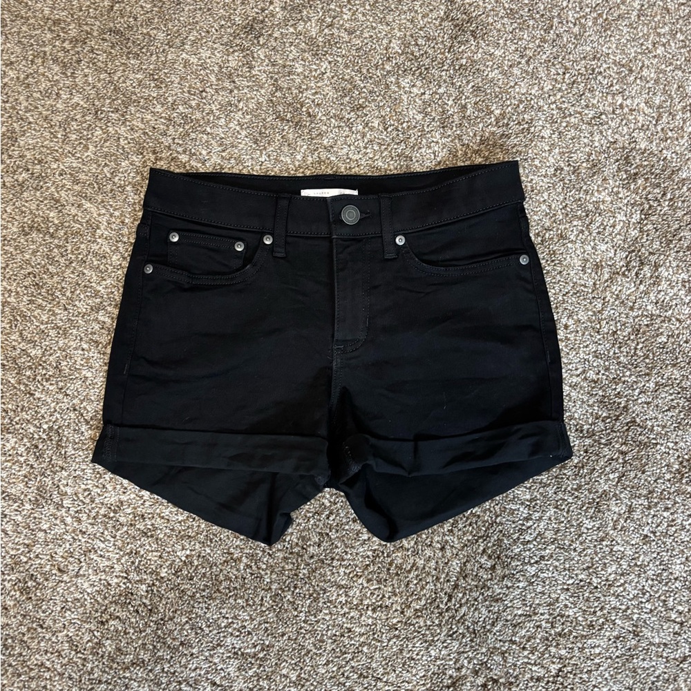 LC Lauren Conrad Black Jean Shorts High-Waisted Denim
